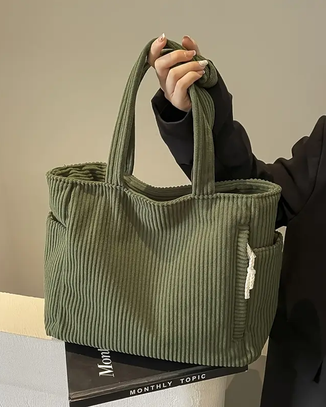 CAYETANA | BOLSO TOTE ACANALADO