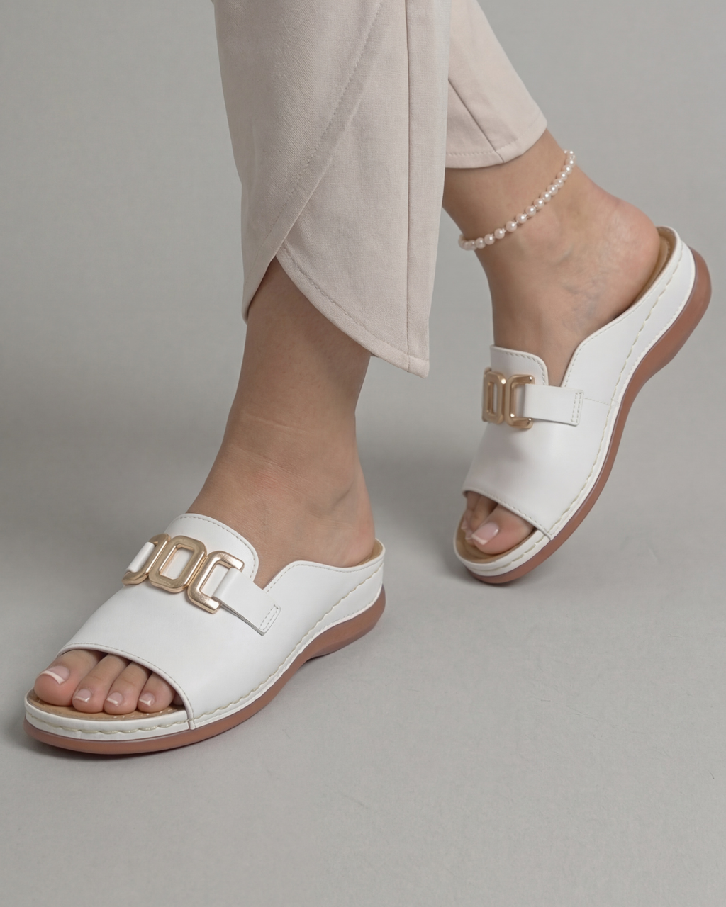 VALENTINA | SANDALIAS CON CUÑA Comfort+Plus