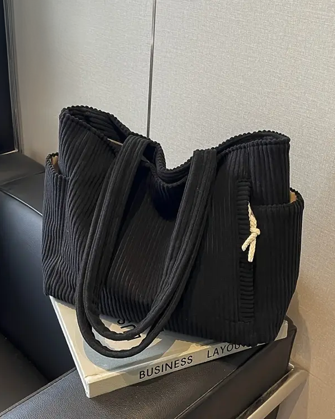 CAYETANA | BOLSO TOTE ACANALADO