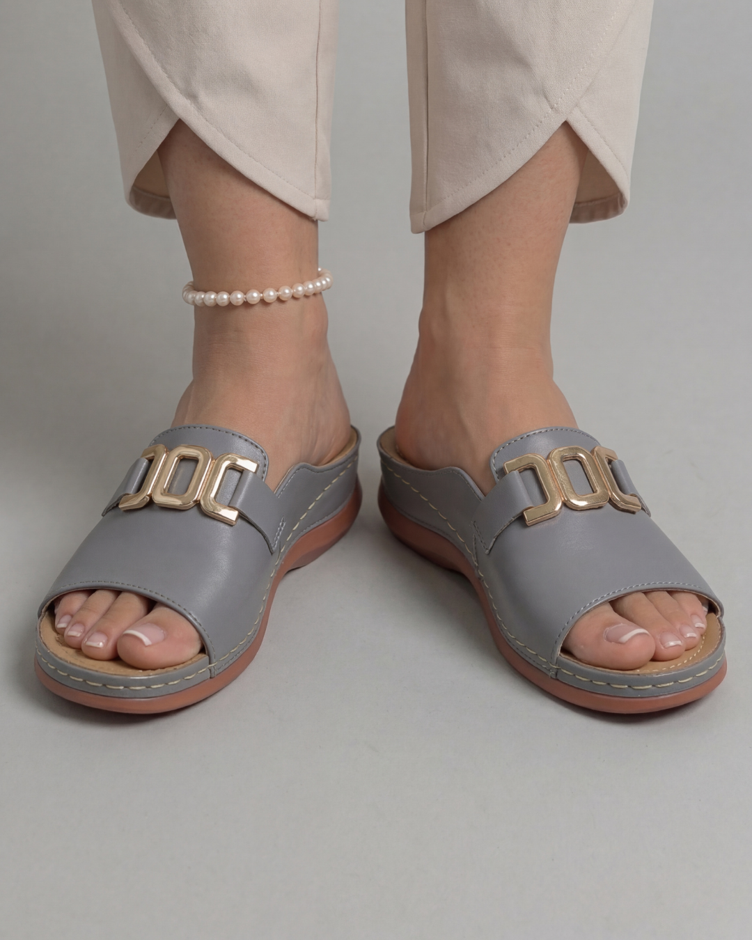 VALENTINA | SANDALIAS CON CUÑA Comfort+Plus