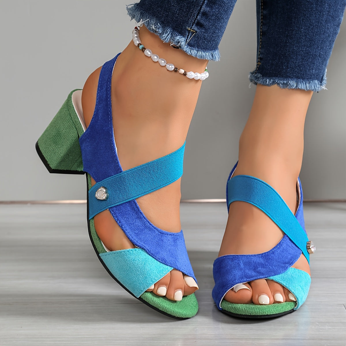 LINDA | ZAPATOS DE TACÓN ORTOPÉDICO DE BLOQUE