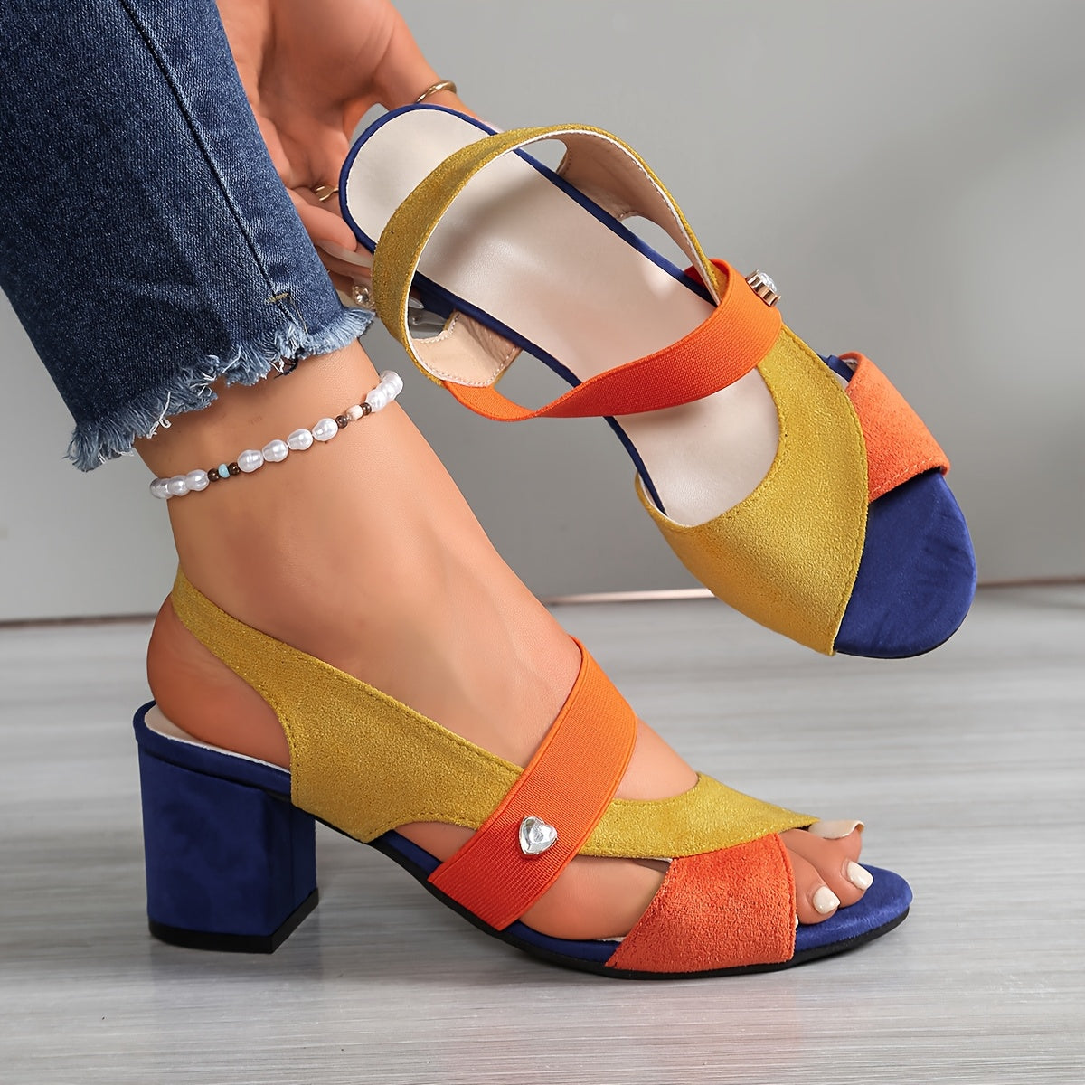 LINDA | ZAPATOS DE TACÓN ORTOPÉDICO DE BLOQUE