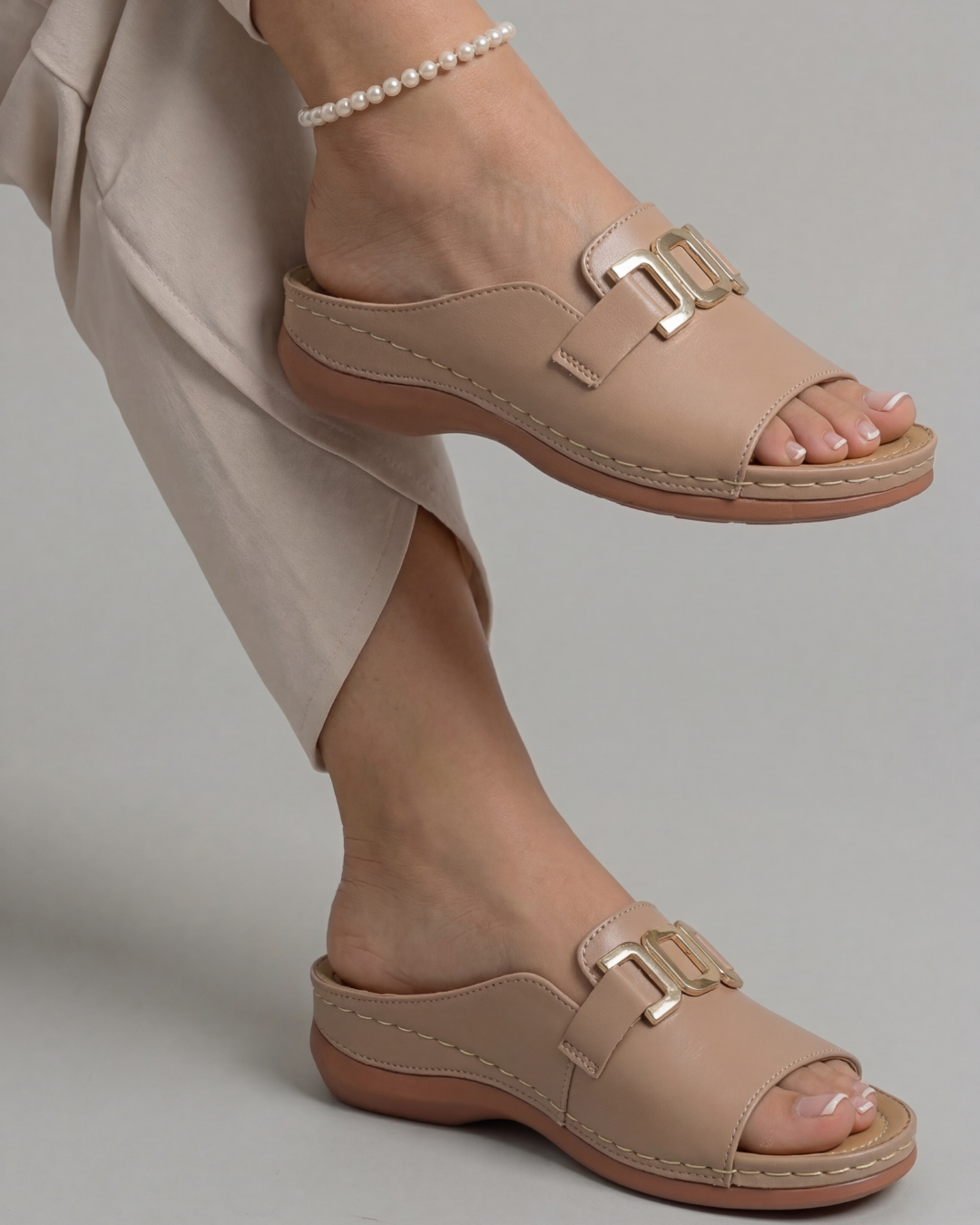 VALENTINA | SANDALIAS CON CUÑA Comfort+Plus