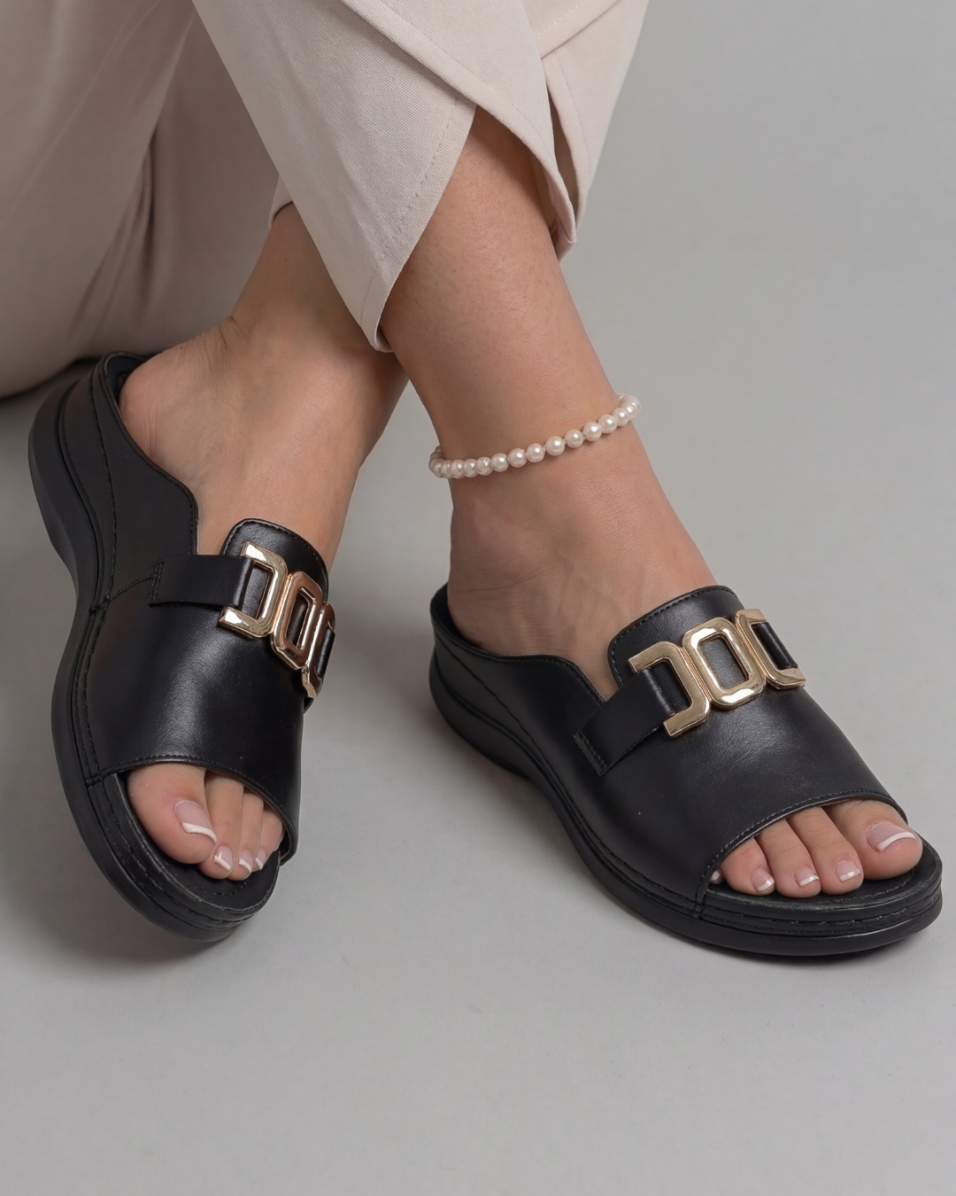 VALENTINA | SANDALIAS CON CUÑA Comfort+Plus