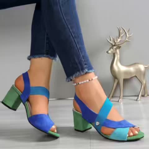 LINDA | ZAPATOS DE TACÓN ORTOPÉDICO DE BLOQUE