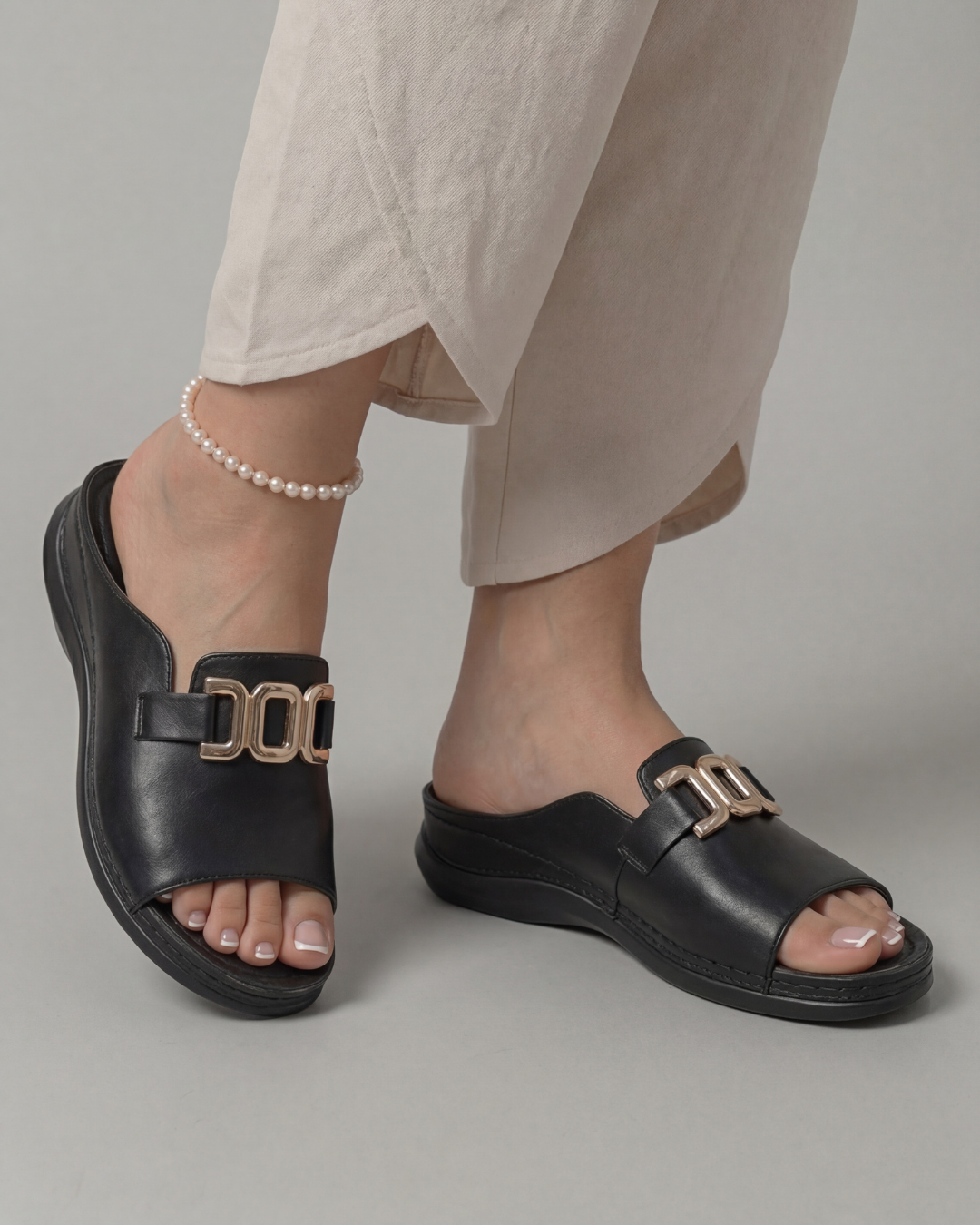 VALENTINA | SANDALIAS CON CUÑA Comfort+Plus