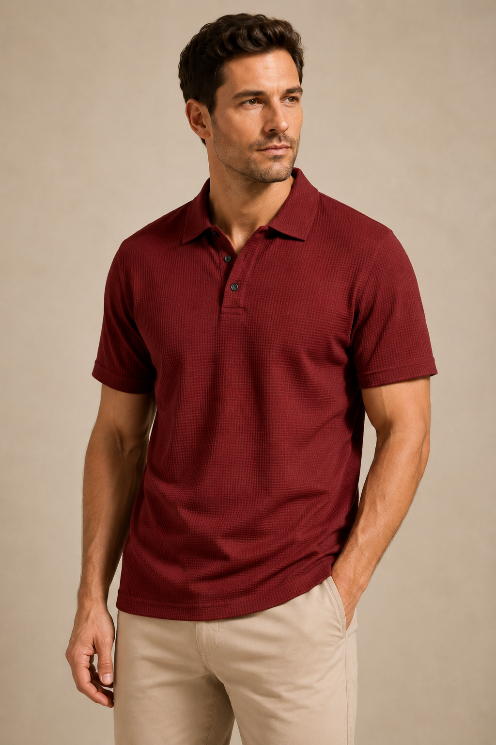 POLO FORMAL DE MANGA CORTA