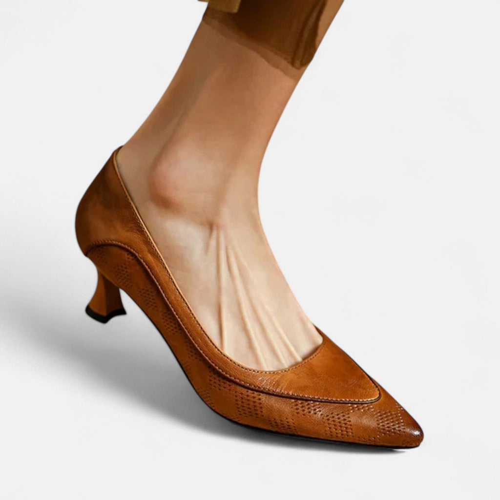 AMARA | ZAPATOS DE TACÓN DE PIEL