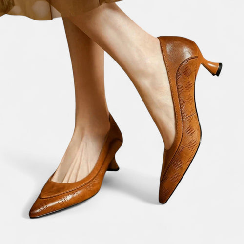 AMARA | ZAPATOS DE TACÓN DE PIEL