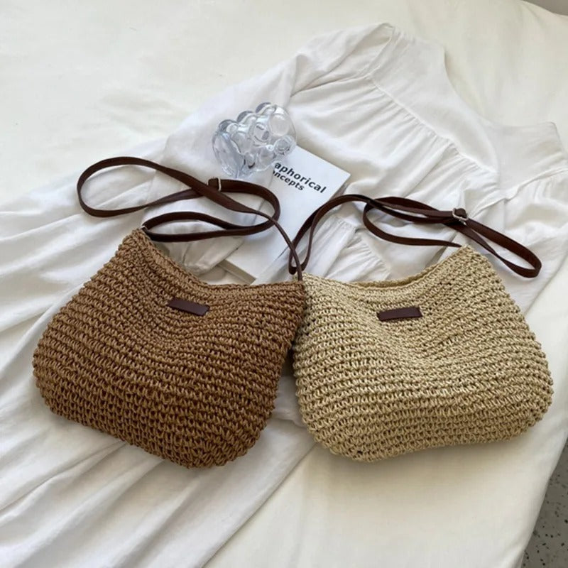 CAYETANA | BOLSO BANDOLERA DE PAJA